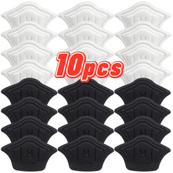 10Pcs Heel Insoles for Shoes Patch Heel Pads for Sport Shoes Adjustable Size Feet Pad Insole Shoe Heel Protector Back Sticker - aquila Bask