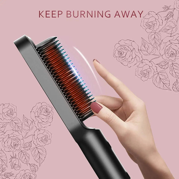 2 in 1 Hair Straightener Hot Comb aquila Bask