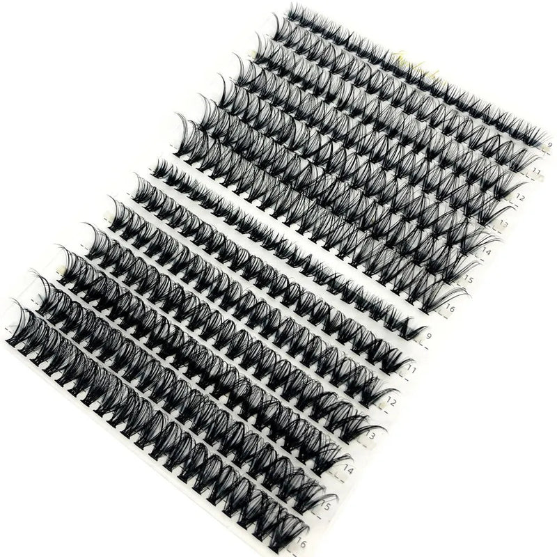 30D 40D 60D 80D Mixed Tray Individual Lashes 3D Russia Volume Eye Lashes Soft Natural Lashes Mink Lash Cluster False Eyelashes - aquila Bask