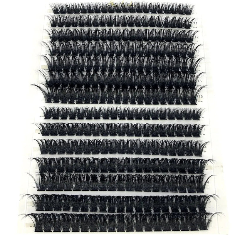 30D 40D 60D 80D Mixed Tray Individual Lashes 3D Russia Volume Eye Lashes Soft Natural Lashes Mink Lash Cluster False Eyelashes - aquila Bask