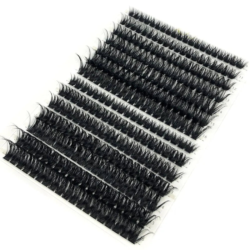 30D 40D 60D 80D Mixed Tray Individual Lashes 3D Russia Volume Eye Lashes Soft Natural Lashes Mink Lash Cluster False Eyelashes - aquila Bask