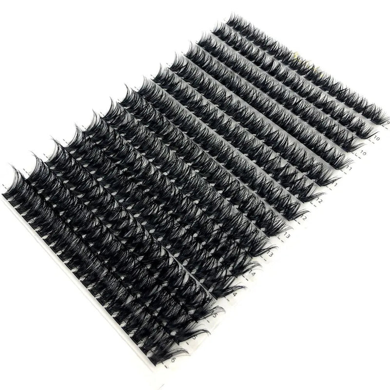 30D 40D 60D 80D Mixed Tray Individual Lashes 3D Russia Volume Eye Lashes Soft Natural Lashes Mink Lash Cluster False Eyelashes - aquila Bask