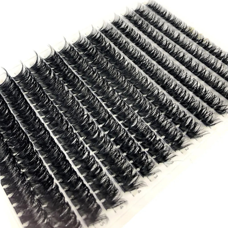 30D 40D 60D 80D Mixed Tray Individual Lashes 3D Russia Volume Eye Lashes Soft Natural Lashes Mink Lash Cluster False Eyelashes - aquila Bask