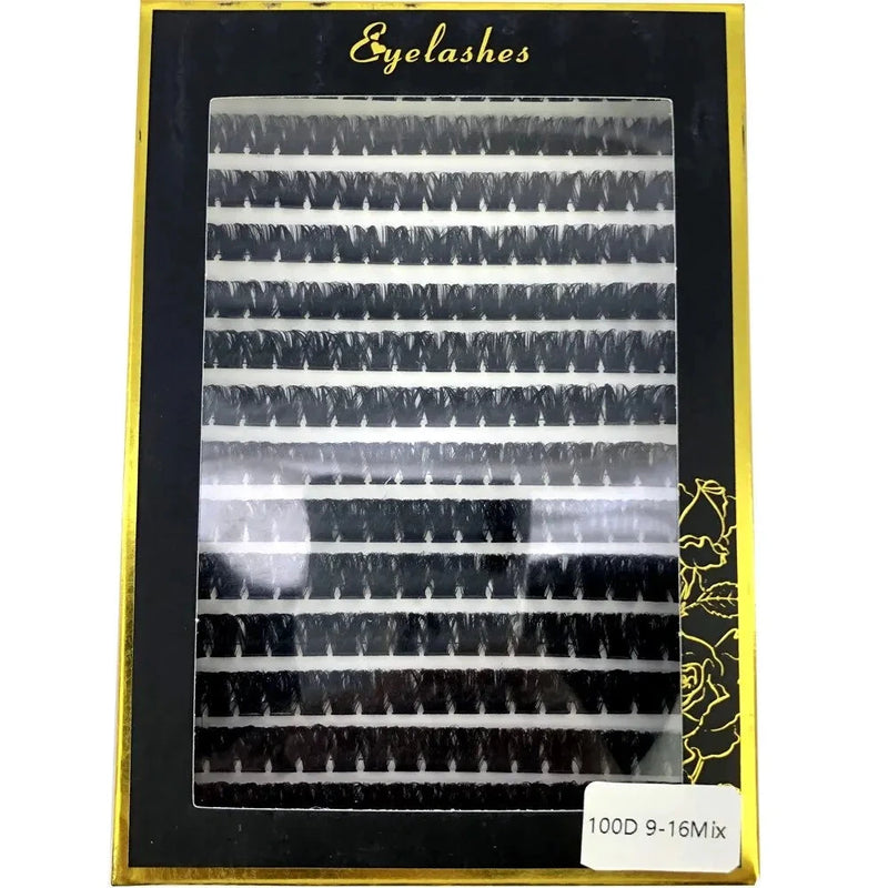 30D 40D 60D 80D Mixed Tray Individual Lashes 3D Russia Volume Eye Lashes Soft Natural Lashes Mink Lash Cluster False Eyelashes - aquila Bask