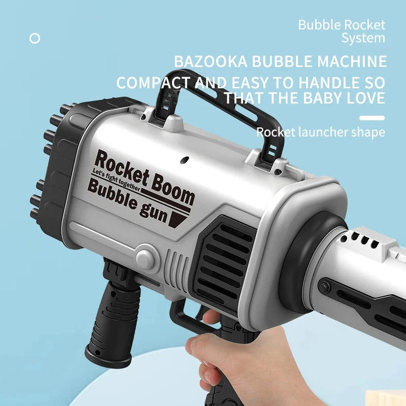 44-hole Rocket Launcher Shape Bubble Maker - aquila Bask