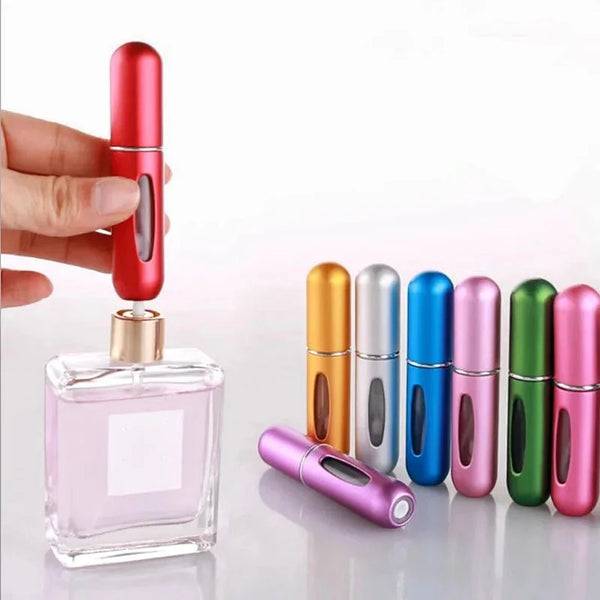 5ml Perfume Refill Bottle Portable Mini Refillable Spray Jar Scent Pump Empty Cosmetic Containers Atomizer for Travel Tool Hot - aquila Bask