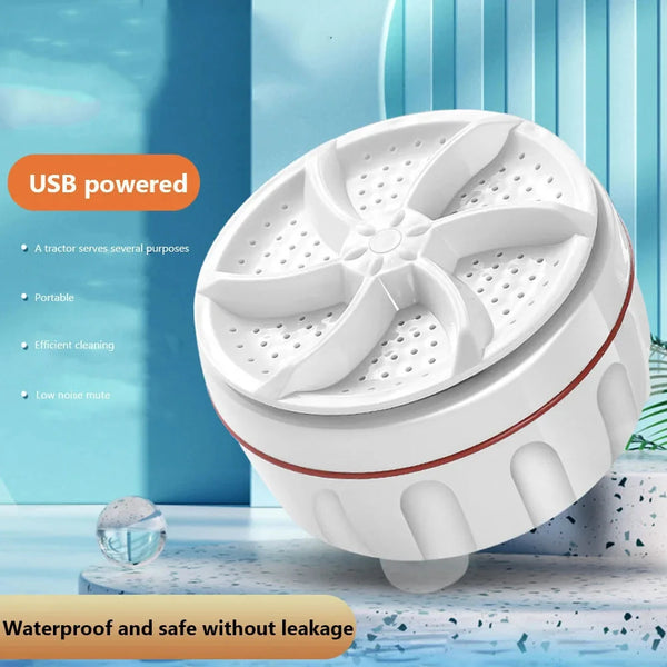 60W Portable Mini Ultrasonic Washing Machine aquila Bask