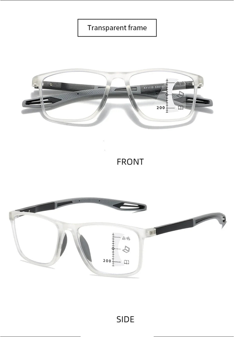 Anti-blue Light Multifocal Reading Glasses - aquila Bask