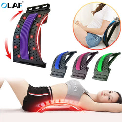 Back Stretcher Lumbar Support Acupressure Massager - aquila Bask