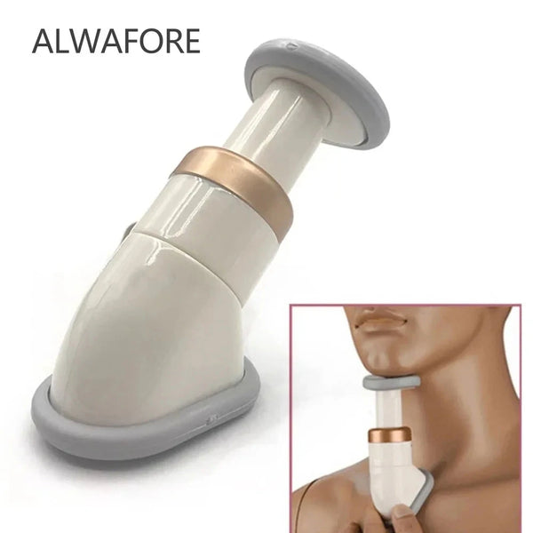 Face Lift Tool Chin Massage Neck Slimmer Neckline Exerciser Reduce Double Thin Wrinkle Removal jaw Massager - aquila Bask