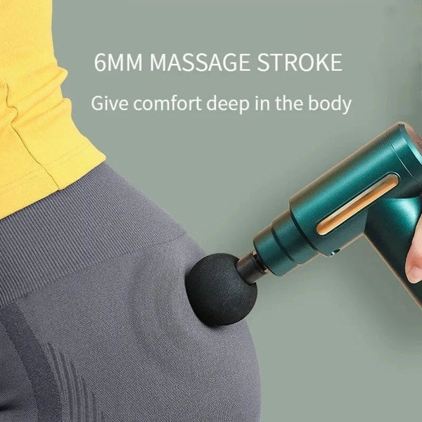 Fascia Gun Muscle Relaxation Massager Electric Vibration Massage Gun Professional Grade Neck Membrane Gun - aquila Bask