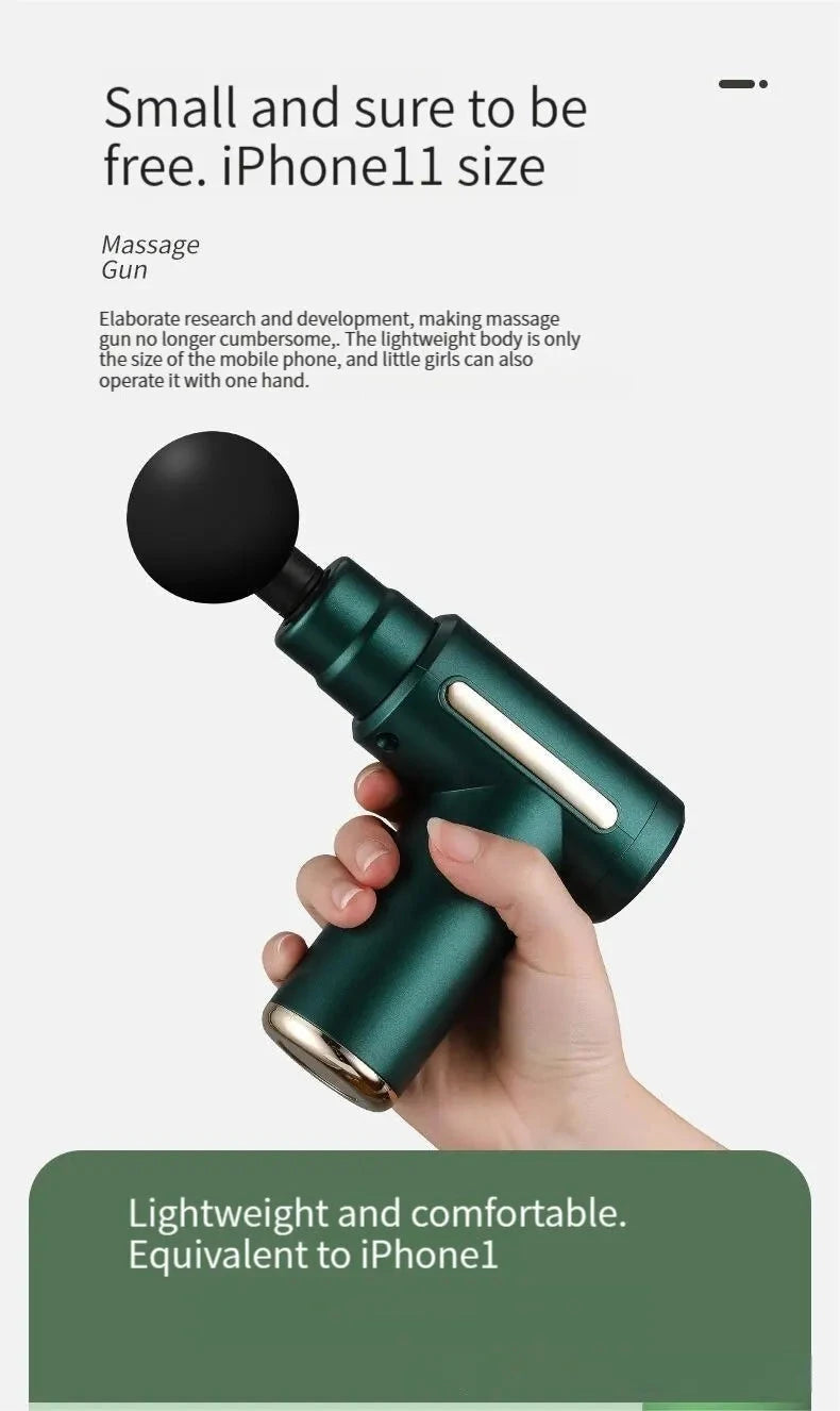 Fascia Gun Muscle Relaxation Massager Electric Vibration Massage Gun Professional Grade Neck Membrane Gun - aquila Bask