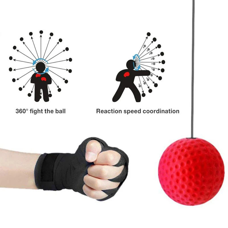 Head-mounted PU Punch Reflex Ball