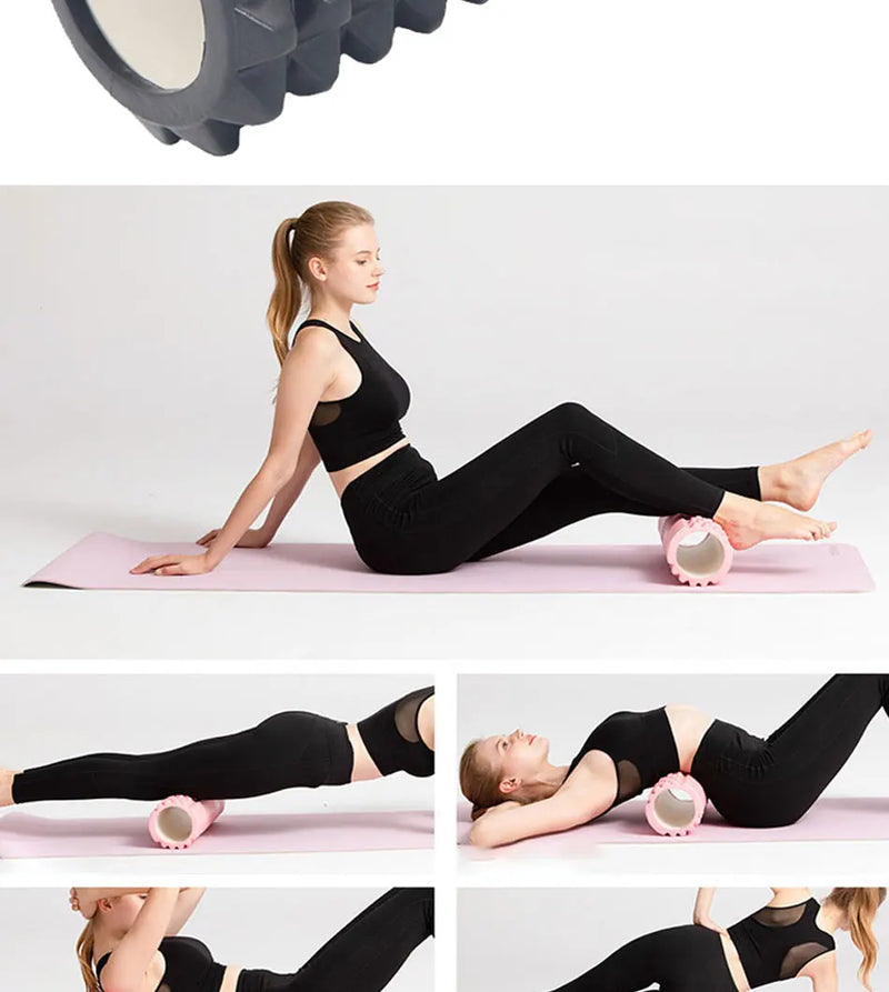 Yoga Column Fitness Women Foam Roller Yoga Pilates Gym Exercises Muscle Relieve Stress Yoga equipment Massage Roller Brick валик