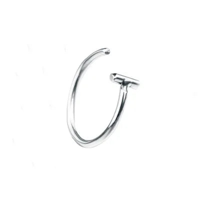 2022 New Punk 8/10mm Titanium Steel Lip Rings Cuff Clip on Fake Labret Piercing Ear Nose Hoops Unisex Women Septum Body Jewelry