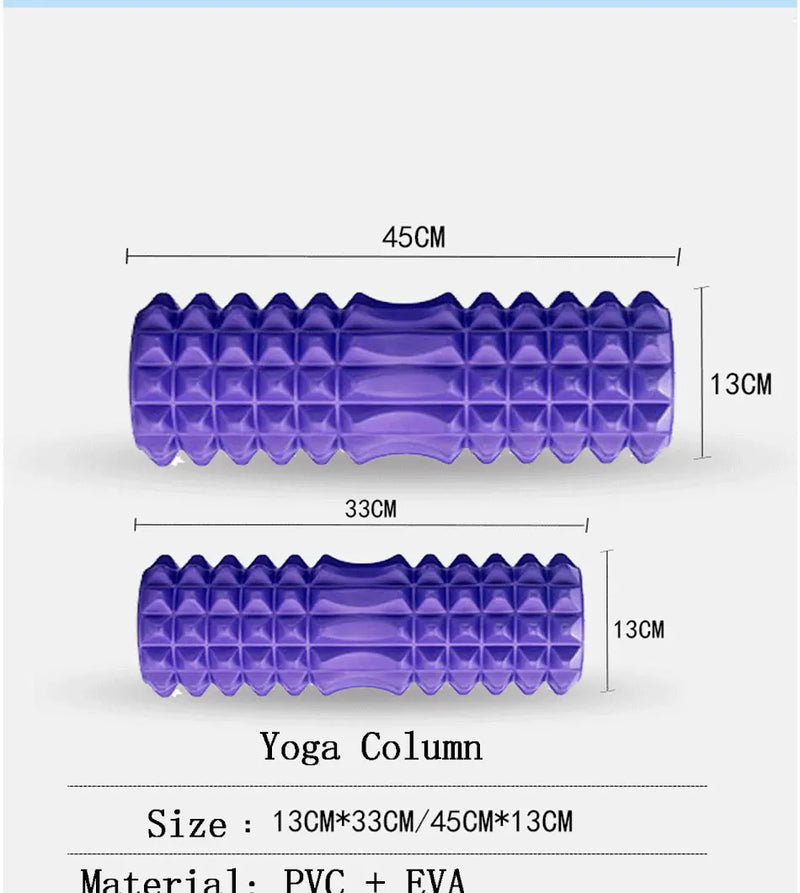 Yoga Column Fitness Women Foam Roller Yoga Pilates Gym Exercises Muscle Relieve Stress Yoga equipment Massage Roller Brick валик