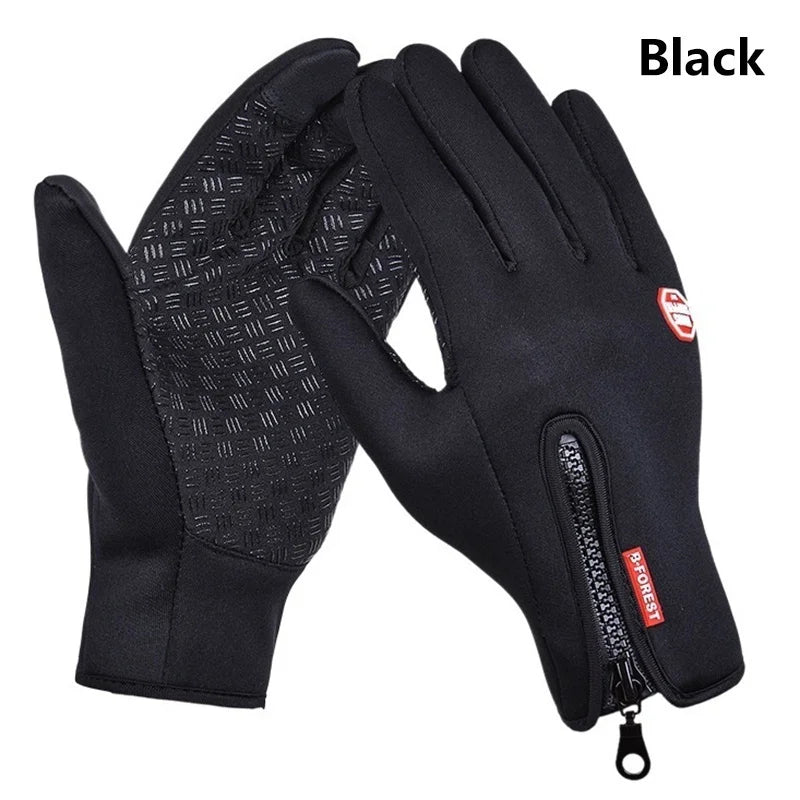 Hot Winter Gloves For Men Women Touchscreen Warm Outdoor Cycling Driving Motorcycle Cold Gloves Windproof Non-Slip Womens Gloves