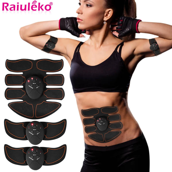 EMS Hip Muscle Stimulator Massager Abdominal Muscle Trainer Fitness Buttocks Arm Abdomen Trainer Losing Weight Lifting Massager - aquila Bask