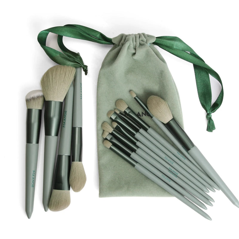 MAANGE Pro 4/13Pcs Makeup Brushes Set  Face Eye Shadow Foundation Powder Eyeliner Eyelash Lip Make Up Brush Beauty Tool with Bag