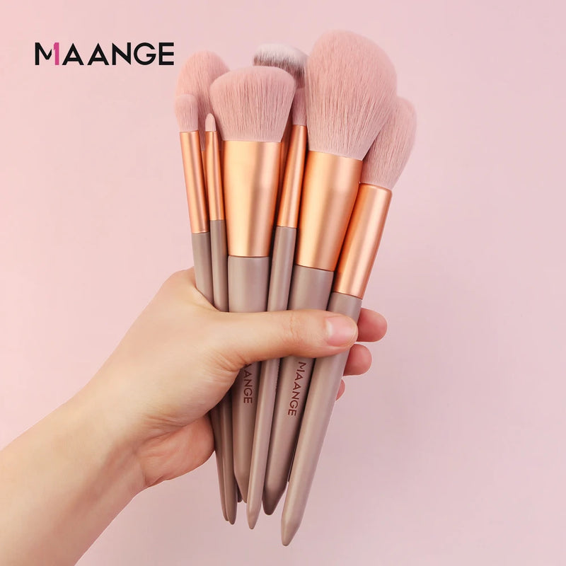 MAANGE Pro 4/13Pcs Makeup Brushes Set  Face Eye Shadow Foundation Powder Eyeliner Eyelash Lip Make Up Brush Beauty Tool with Bag