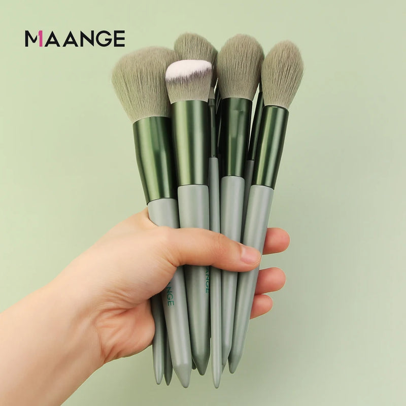 MAANGE Pro 4/13Pcs Makeup Brushes Set  Face Eye Shadow Foundation Powder Eyeliner Eyelash Lip Make Up Brush Beauty Tool with Bag