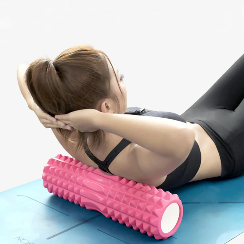 Yoga Column Fitness Women Foam Roller Yoga Pilates Gym Exercises Muscle Relieve Stress Yoga equipment Massage Roller Brick валик