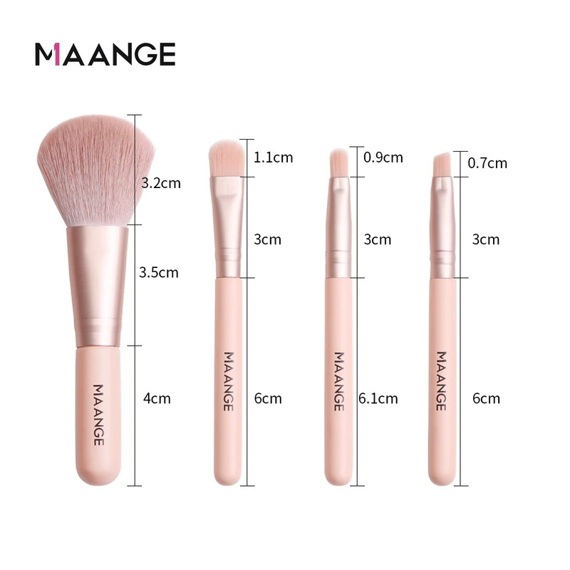 MAANGE Pro 4/13Pcs Makeup Brushes Set  Face Eye Shadow Foundation Powder Eyeliner Eyelash Lip Make Up Brush Beauty Tool with Bag