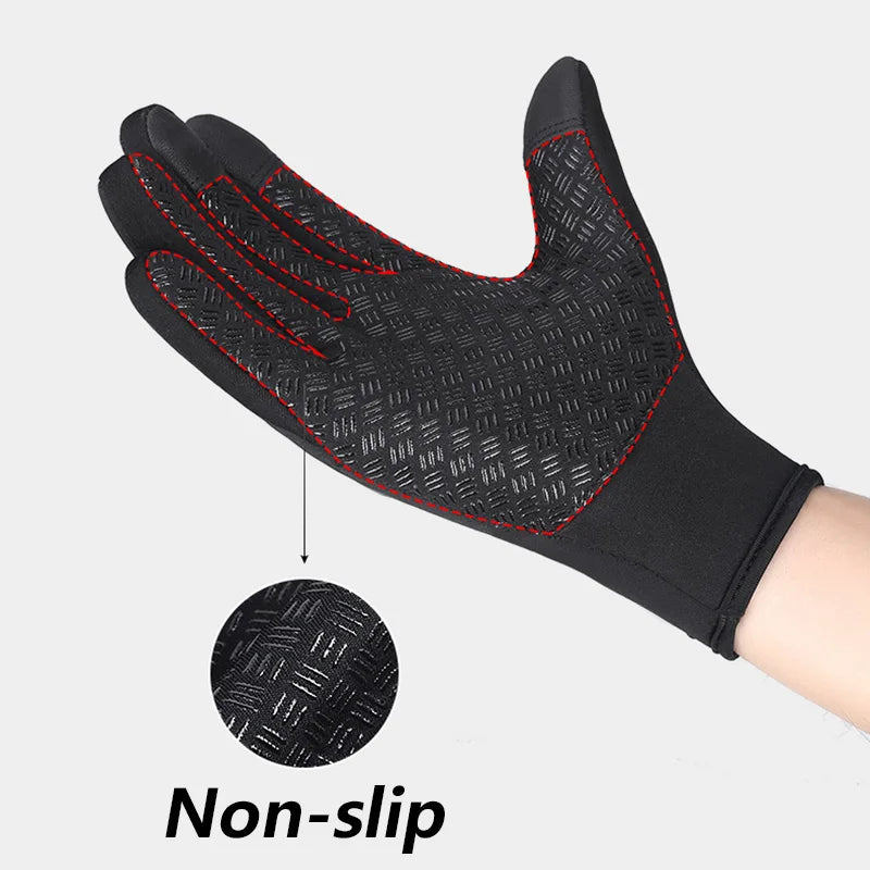 Hot Winter Gloves For Men Women Touchscreen Warm Outdoor Cycling Driving Motorcycle Cold Gloves Windproof Non-Slip Womens Gloves