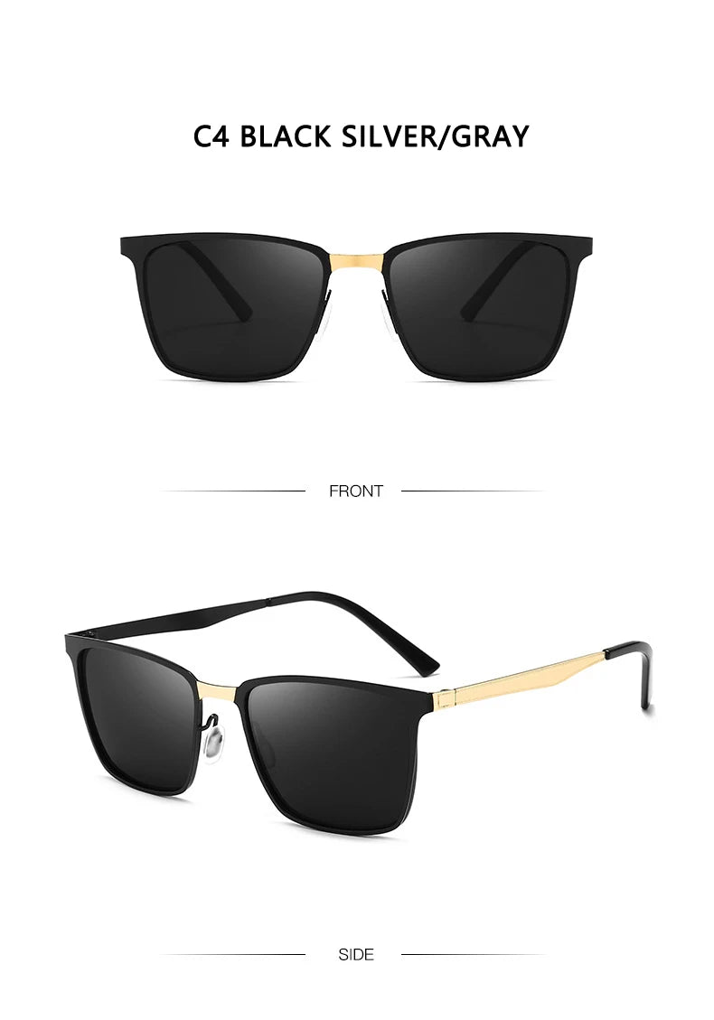 ZXWLYXGX Brand Design Classic Polarized Sunglasses Men Women Driving Square Frame Fashion Sun Glasses Male Goggle Gafas De Sol