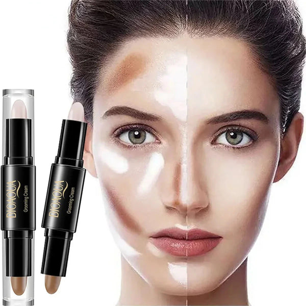 High Quality Professional Makeup Base Foundation Cream for Face Concealer Contouring for Face Bronzer Beauty Women's Cosmetics - aquila Bask