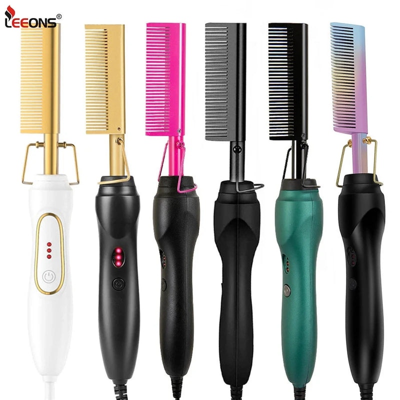 Hot Comb Hair Straightener Flat Iron aquila Bask