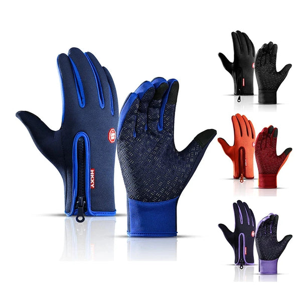 Hot Winter Gloves For Men Women Touchscreen Warm Outdoor Cycling Driving Motorcycle Cold Gloves Windproof Non-Slip Womens Gloves - aquila Bask