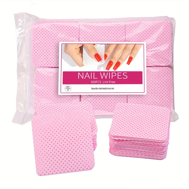 Nail Polish Remover Wipes Nail Cleaning Pads, Non Woven Nail Pads For Women Girl Beauty Salon - aquila Bask