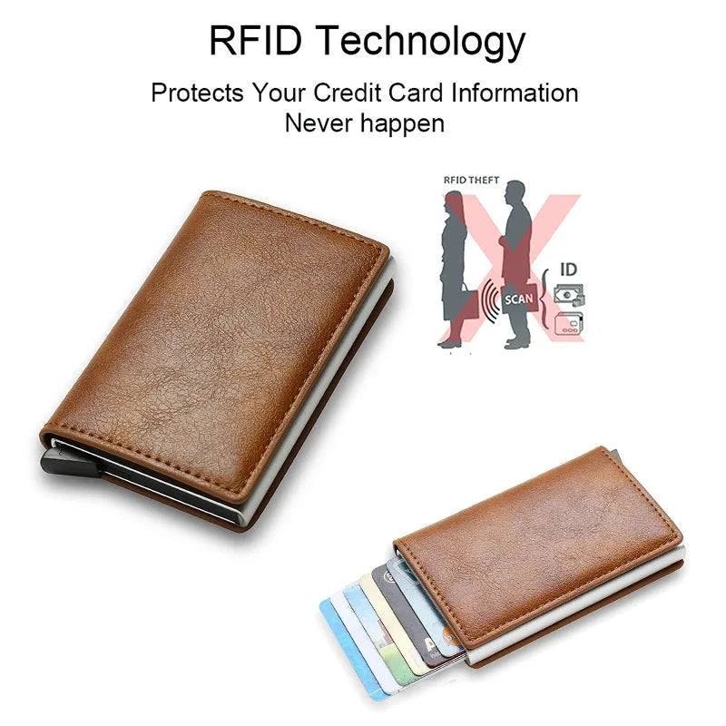 Rfid Airtag Credit Card Holder Wallet aquila Bask