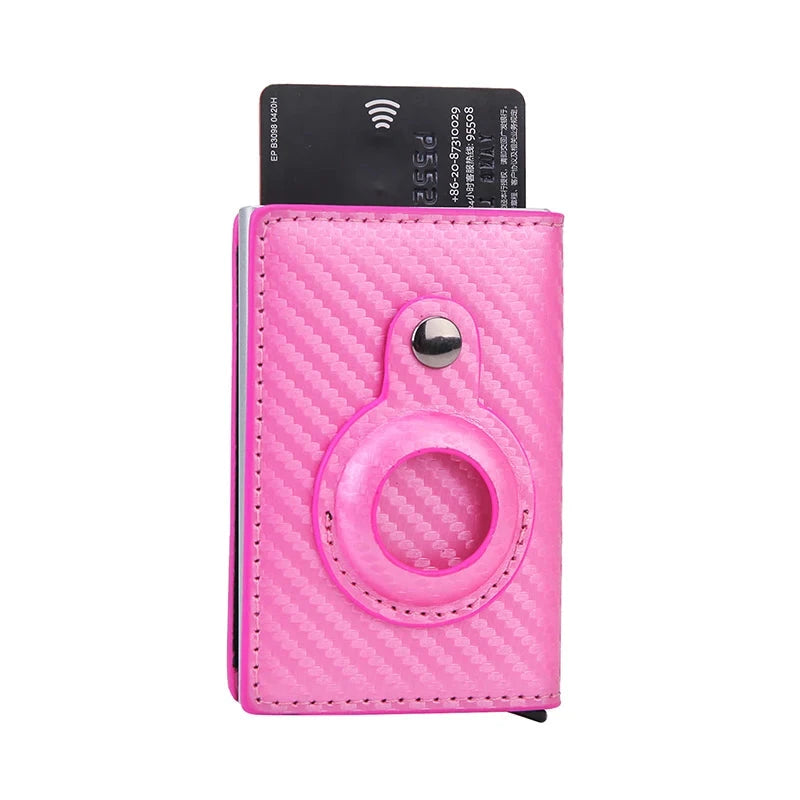 Rfid Airtag Credit Card Holder Wallet - aquila Bask