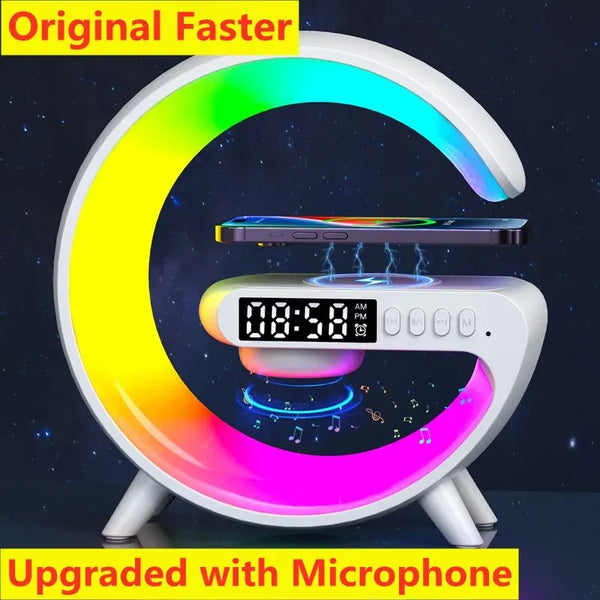 Wireless Charger Pad RGB Speaker Lamp