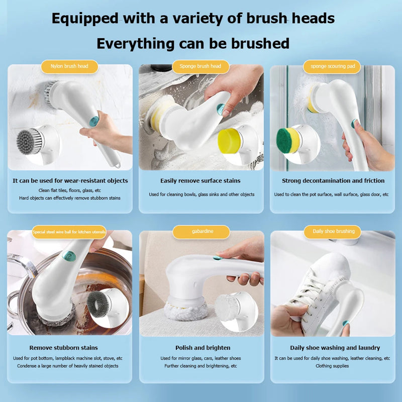 Multifunctional Sink Scrubber Dish Washing Brush Tool