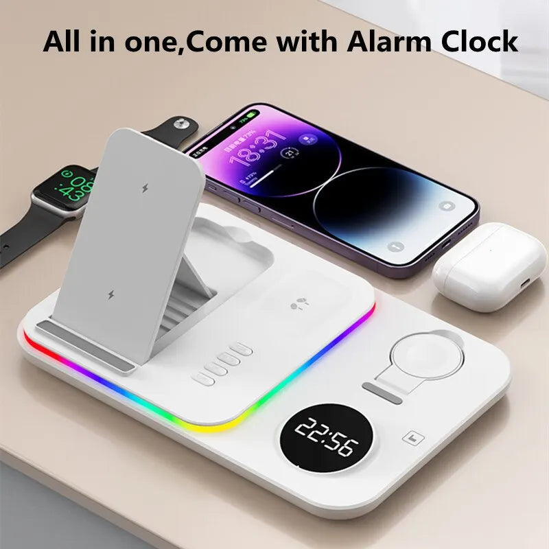 30W 5 In 1 Wireless Charger Stand