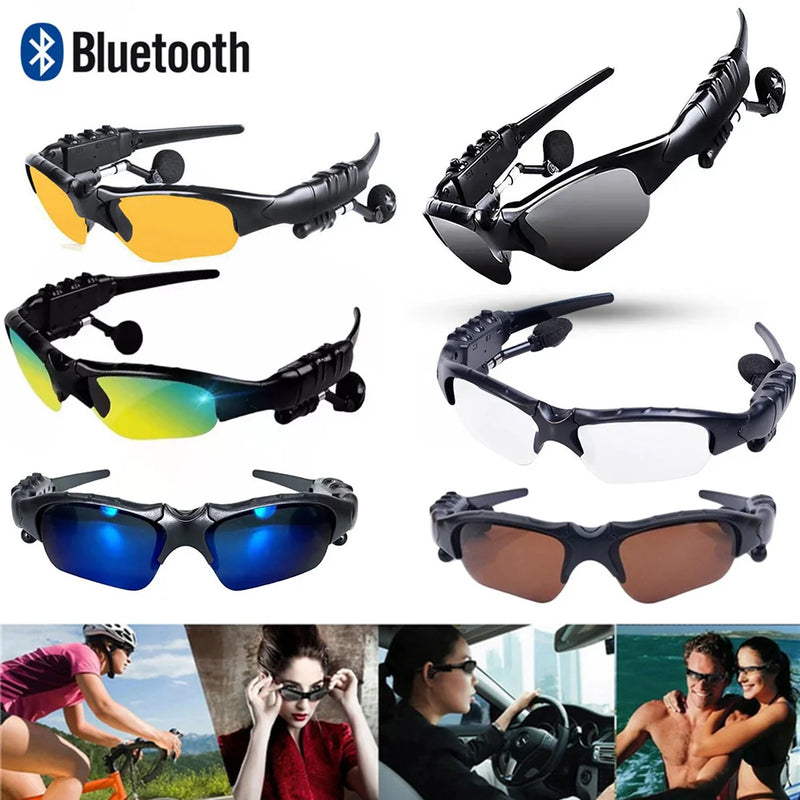 5.0 Smart Bluetooth Audio Sun Glasses Cycling Driving Glasses Surround Sound Headphones Listen Music Call Polarized Sunglasses - aquila Bask