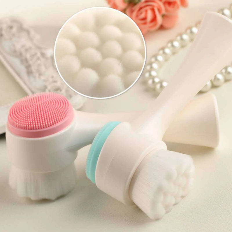 Silica Gel Face Cleansing Brush