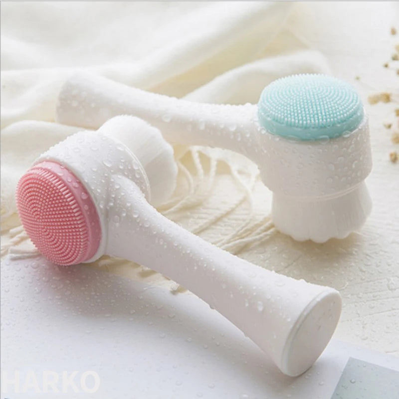 Silica Gel Face Cleansing Brush