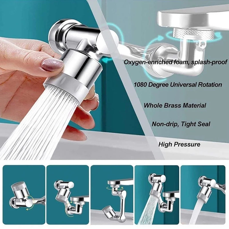 1080° Rotatable Extension Faucet Sprayer