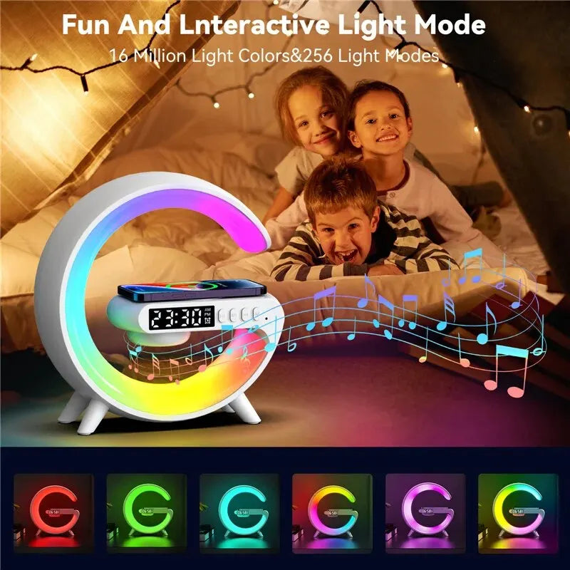 Wireless Charger Pad RGB Speaker Lamp