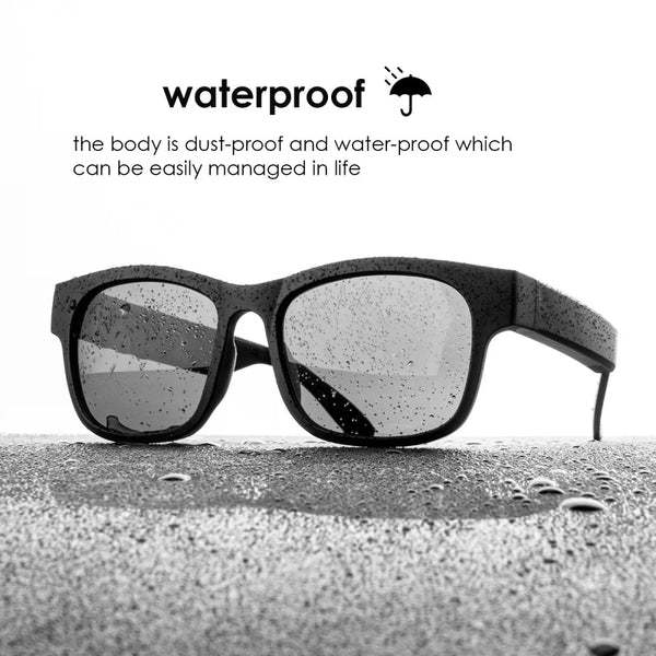 A12 Pro smart Bluetooth sunglasses with wireless earphones polarized music sun glasses headphones - aquila Bask