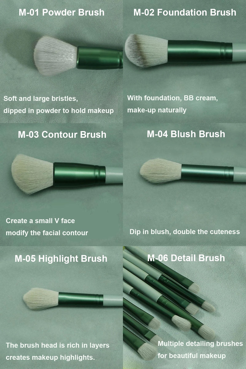 13Pcs Soft Fluffy Makeup Brushes Set for cosmetics Foundation Blush Powder Eyeshadow Kabuki Blending Makeup brush beauty tool