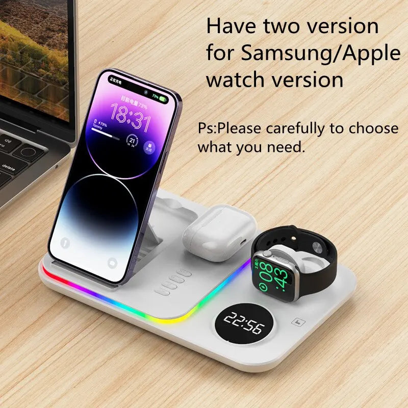 30W 5 In 1 Wireless Charger Stand